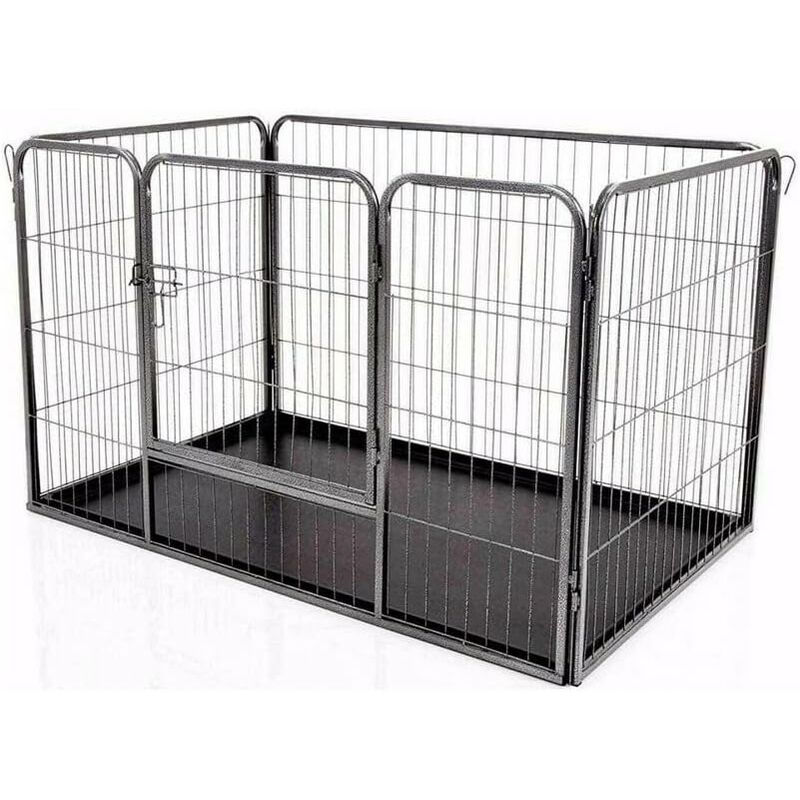 Oxgord heavy duty portable store metal exercise dog playpen