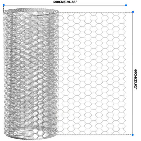 Metal Mesh Roll Galvanised Wire Mesh Keep Rats Out & Protect Home Chickens, Dogs, Rabbits, Vegetables Rat Proof Mesh Sheet