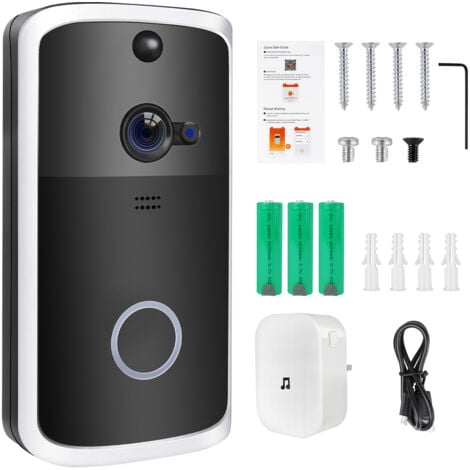 X smart home wireless video hot sale doorbell installation