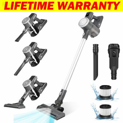 Cordless Vacuum Cleaner, 6 in 1 Stick Vacuum Cleaners for Home Carpet and Hardwood Floor, Household Wireless Vacuum for Pet Hair Powerful Suction HEPA Filtration (1/4)