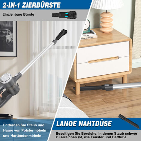 UML0 N3S Cordless Vacuum Cleaner, 6-in-1 Lightweight Stick
