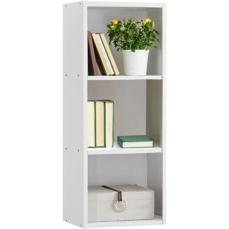 3 Cube Bookcase Storage Shelf Organiser Living Room Bookshelf Home Office Furniture Heavy Duty (1/5)