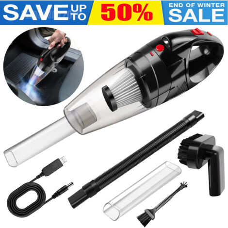 Vacuum Cleaner High Power Upgraded 5000W Wet & Dry Handheld Car Vacuum Cleaner