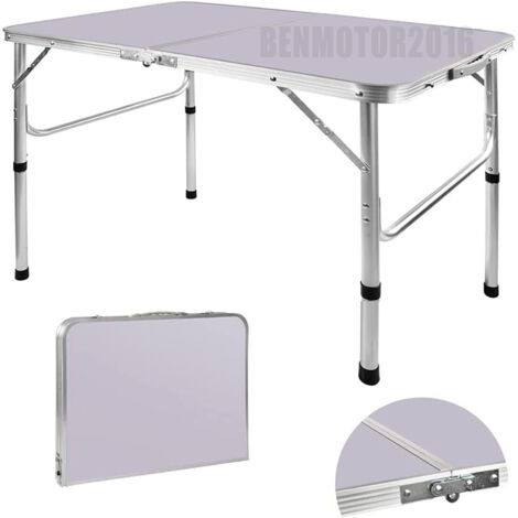 3ft Adjustable Portable Folding Outdoor Aluminium Camping Kitchen Work Top Table (1/5)