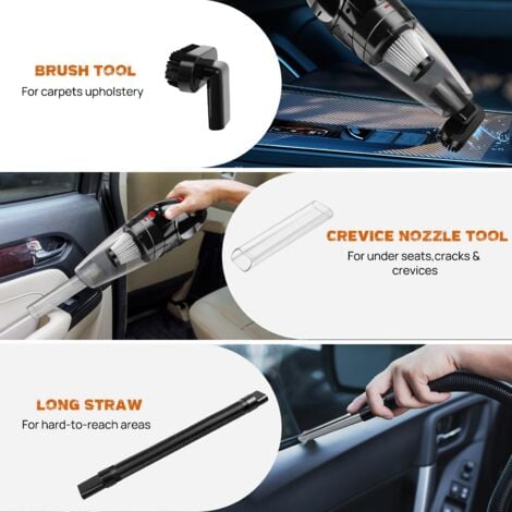 Cordless Vacuum Cleaner Car Handheld Vaccum Mini Power Suction USB Rechargeable