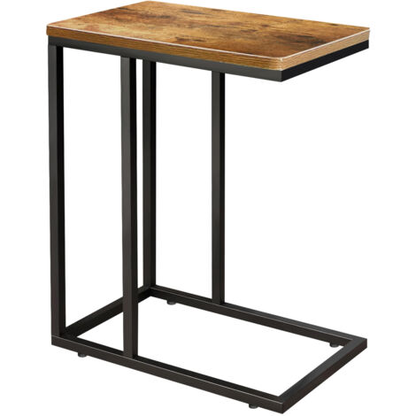 Coffee Table Side End Tables Laptop Desk Bedside Sofa Wooden Metal Frame Tables
