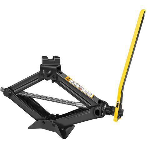 2 Ton Scissor Jack With Handle Crank – Steel, Universal Fit, Tire Change Kit