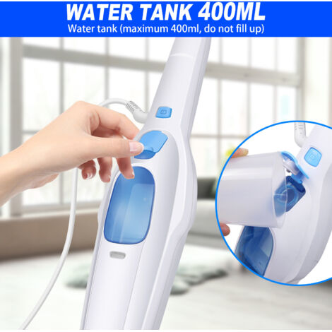 Steam Mop Handheld Steamer Cleaner for Upholstery Floor Carpet Window Upholstery