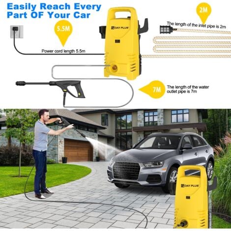 Portable Handheld High Pressure Washer Gun Electric Water Wash Car Floor Cleaner