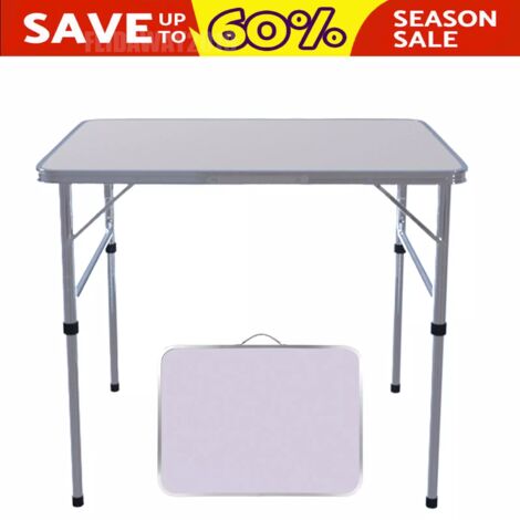 Folding Camping Tables Outdoor Garden Picnic Festival Fishing Portable BBQ Patio