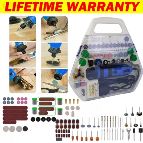 252pc Rotary Multi Tool Set Dremel Compatible Accessories Drill Sander Hobby (1/5)
