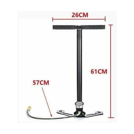 Hand Pump 4500Psi High Pressure 3-Stage Air Gun Rifle Pump Filling Stirrup Charger PCP Hand Pump Airguns