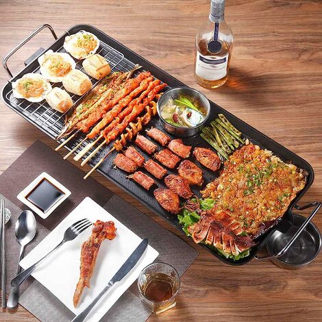 Hibachi Chicken Teppanyaki Hibachi Style Grills 1500W Electric