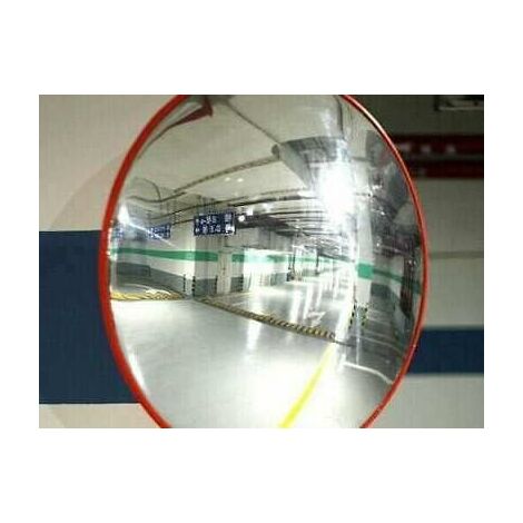 2PCS 24" Convex Traffic Mirror Wide Angle Blind Spot Corner Road Parking Safety