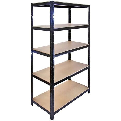 Heavy Duty 5 Tier Boltless Shelving Unit Greenhouse Garage Utility Home Storage Rack 1800x900x400 (1/5)