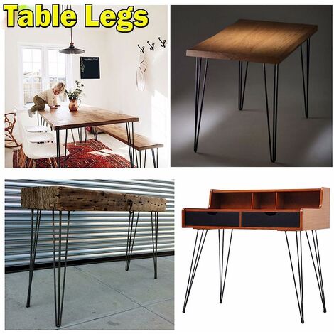 thumbnail image 2 of Furniture Legs 6 Inch, Metal Table Legs Heavy Duty Couch Legs Mid 2 of 10