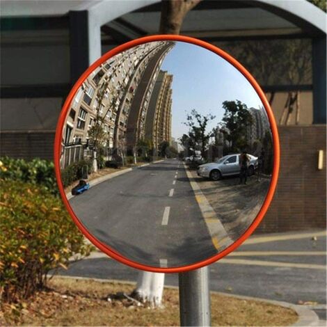 Convex Unbreakable Traffic Mirror For Driveway 130 Degree Wide