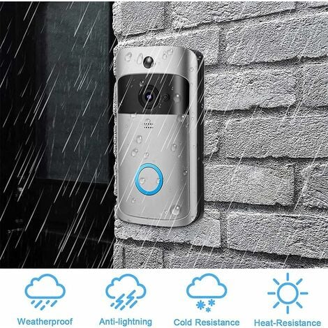 Weatherproof store doorbell camera