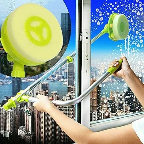 Telescopic Squeegee Cleaner Window Glass Cleaning Kit Extendable Pole