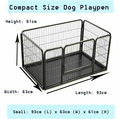 Large dog playpen sales with floor