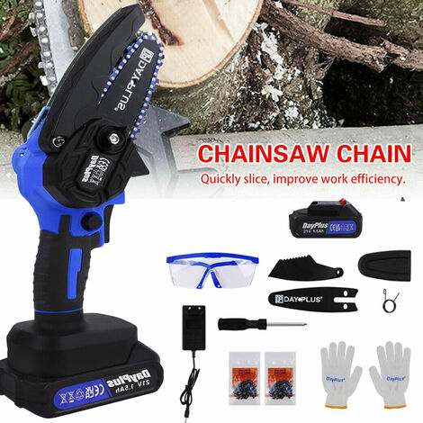 Brushless Motor Portable Electric Chainsaw for Trim Shrubs/Wood Cutting Garden