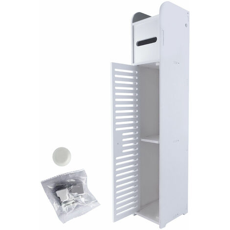 Bathroom Cabinet Shelf Cupboard Bedroom Storage Unit Free Standing Toilet Rack