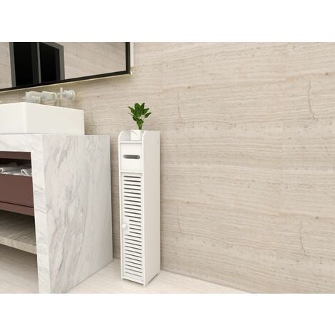 Bathroom Cabinet Shelf Cupboard Bedroom Storage Unit Free Standing Toilet Rack