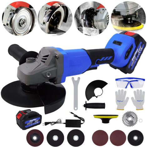 21v Angle Grinder 15mm Disc for Removing Paint & Mortar Sanding Cutting Grinding (1/5)