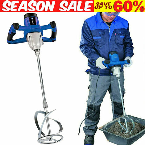 Electric Mixing Paddle For Paint Plaster Cement Concrete Mortar Stirring Tool (1/5)