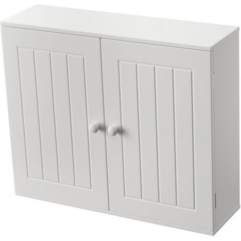 Bathroom Toilet Roll Cupboard, White Freestanding Bathroom Toilet Storage Cabinet, Tissue Roll Storage Standing Shelves for Bathroom