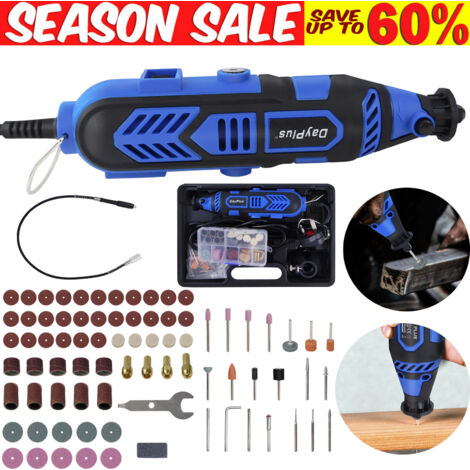 Grinder Multi Tool Kit,135W with 80pcs Accessory Set & Case, Variable Speed Ideal for DIY, Woodwork & Hobby Craft