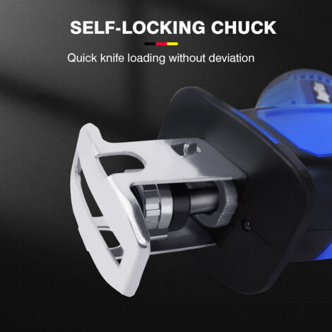 Brushless Reciprocating Saw 21V Hand Saw, Electric Saber Saw with 2X Batteries and 1xCharger, Electric Saws to Cut Wood, 1900 RPM Scorpion Saw for Cutting Tree Plastic PVC, LED Work Light