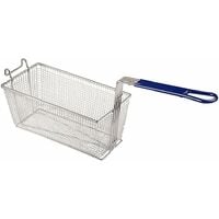 Commercial Electric Deep Fat Fryer Basket Rectangular Wire Chip Fish Frying Basket 336x165x150mm (Pack of 2)