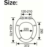 Live4Gadgets Slow Soft Close Toilet Seats White, Top Fixing, Stay Tight Toilet Lid Oval Shape Heavy Duty Urea Formaldehyde Anti Bacterial Material Hygienic Easy To Clean For Bathroom Washroom Home - View #10