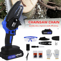 Brushless Motor Portable Electric Chainsaw for Trim Shrubs/Wood Cutting Garden