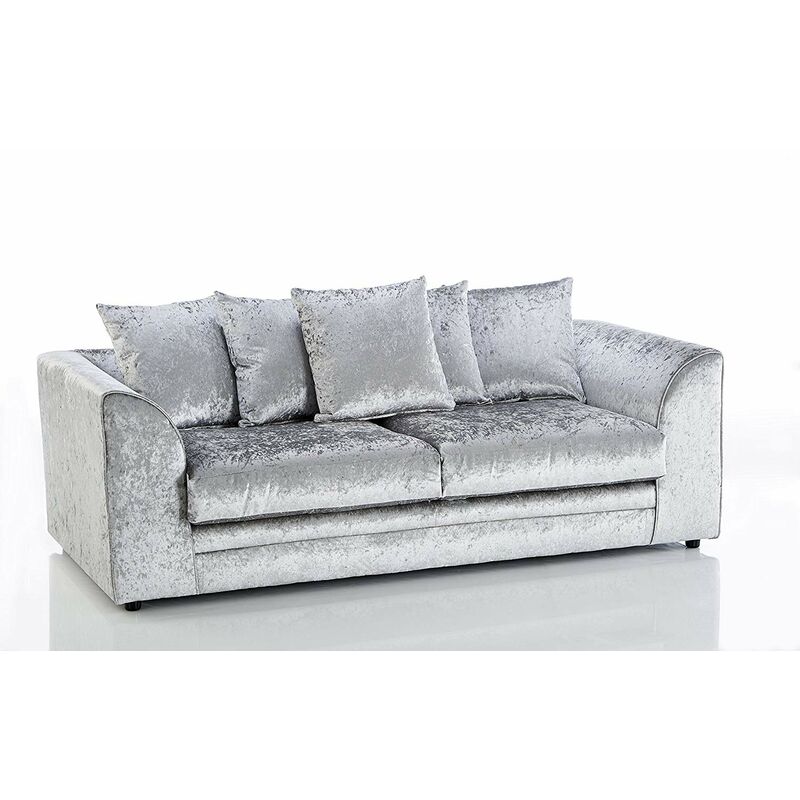 Cheap Crushed Velvet Sofa Set Baci Living Room