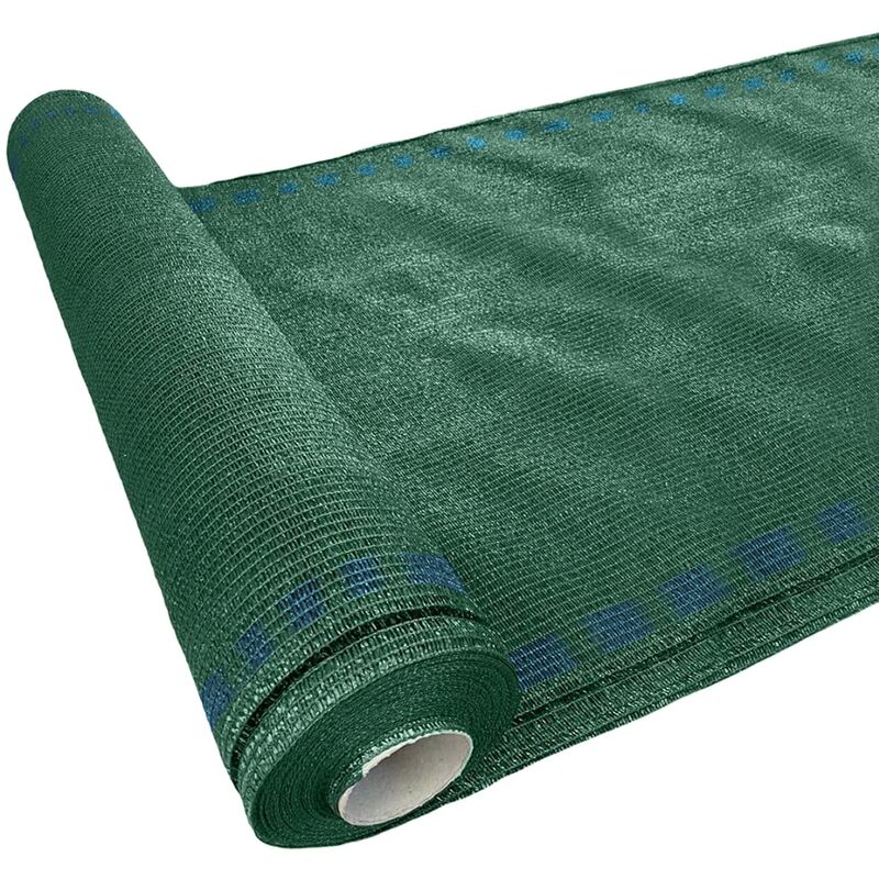 Rebecca Mobili Red de 90 green garden cortavientos 15x25 mt sombreo para exteriores hdpe verde transpirable anti uv tamaño axan 15 25 re6693