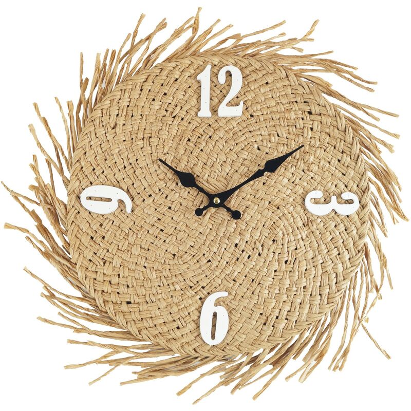 Rebecca Mobili Reloj Colgante Decorativo Mdf Country 45x45x4,5