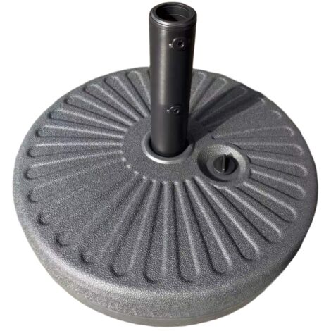 Base Para Sombrilla Hierro Fundido - Para Postes 38-48 Mm - Estable, Diseño Decorativo