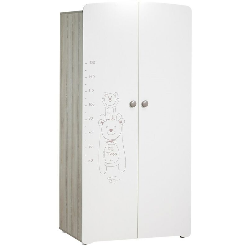 Armoire Teddy 2 portes BABYPRICE - color