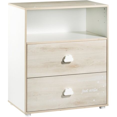 Commode à langer en bois