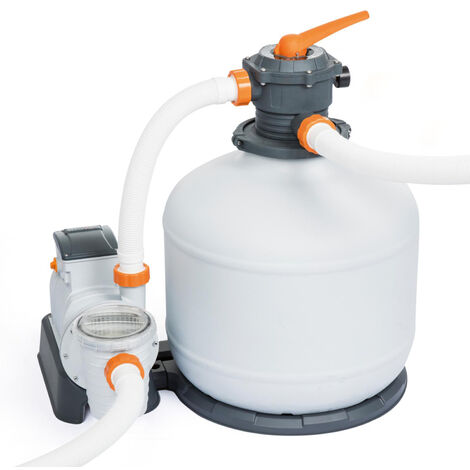 Bestway 58486 Flowclear Sandfilteranlage für Pools mit Umwälzleistung 11.355lt/Std