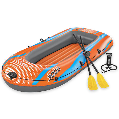Bestway Kondor aufblasbares Boot 246 x 122 cm, orange