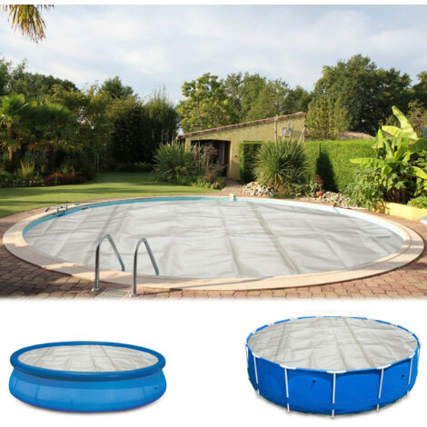 Poolpanda Pool Solarfolie Ø 600 cm Power rund transparent 300 my 16 mm Luftblasen (1/5)