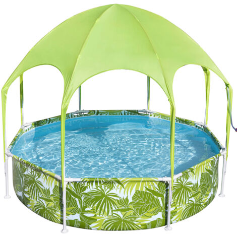 Bestway Splash-in-Shade Pool 244 x 51 cm  Kinderpool mit Sonnendach