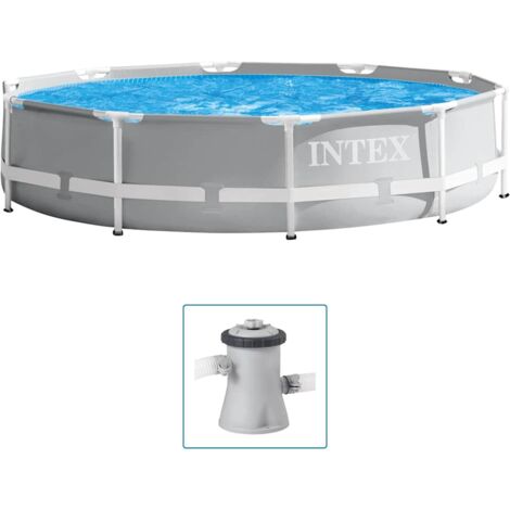 Intex Frame Pool Set Prism Rondo Ø 305 x 76 cm  Rundpool mit Filteranlage