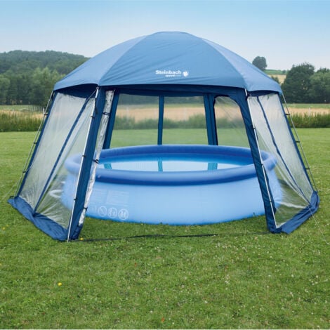 Steinbach Pooldach 500 x 433 x 250 cm  blau  für Pools bis 400 cm