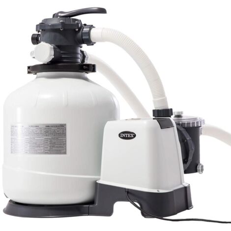 Intex 26652 Sandfilteranlage 12.000 l/h Pool Pumpe Filterpumpe Krystal Clear