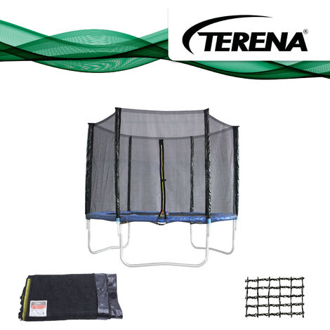 Terena Sicherheitsnetz Ersatznetz für Trampolin 305 cm 6 Stangen