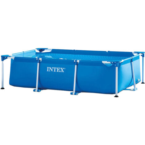 Intex – Familienpool Frame 300 x 200 x 75 cm – Rostgeschützte Metall-Rohre – Wasserkapazität 3.843 l – Drei-Lagen-PVC-Laminat (1/10)